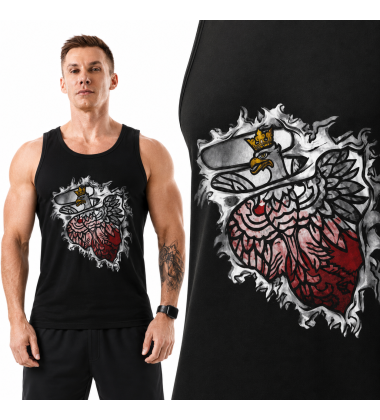 tank-top  patriotyczny ORZEŁ W SERCU